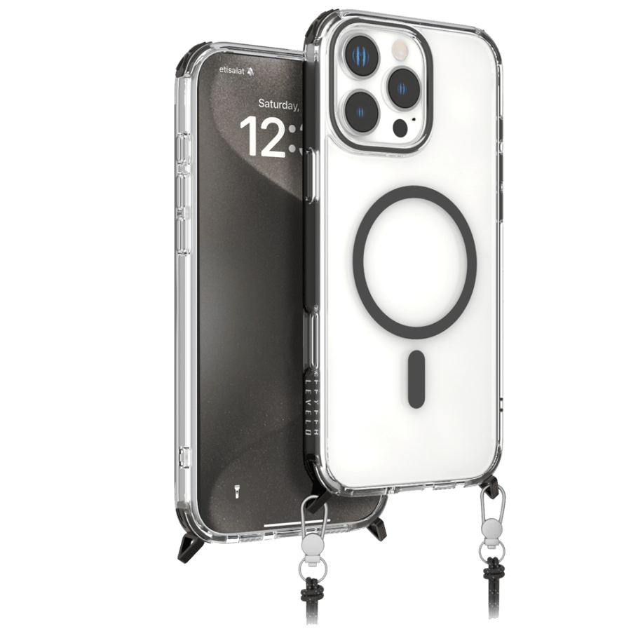 Kafr iPhone Mac Safe 16 Pro Max Black Levelo