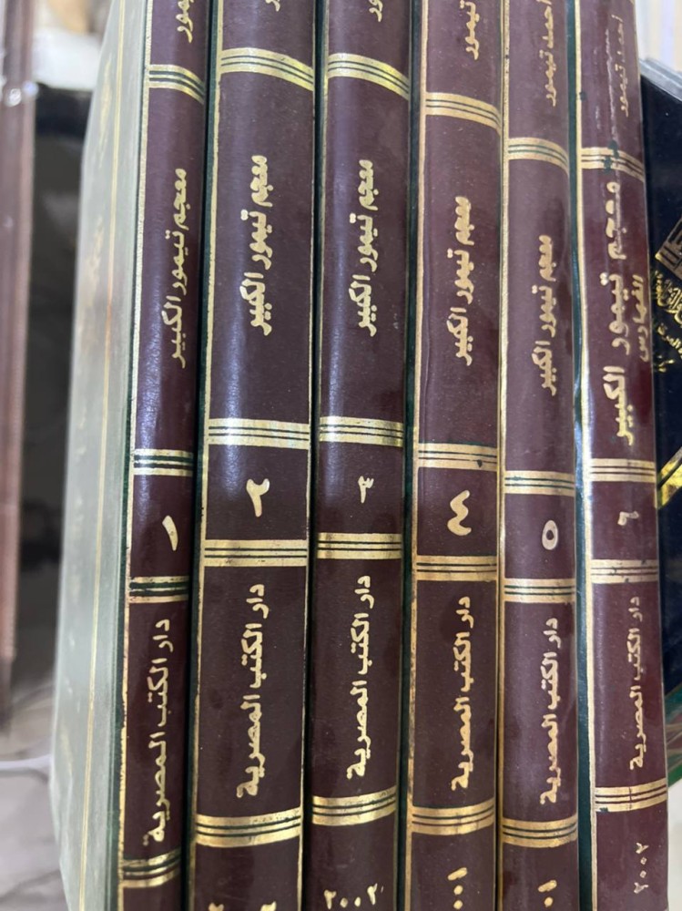 معجم تيمور الكبير في الالفاظ العامية