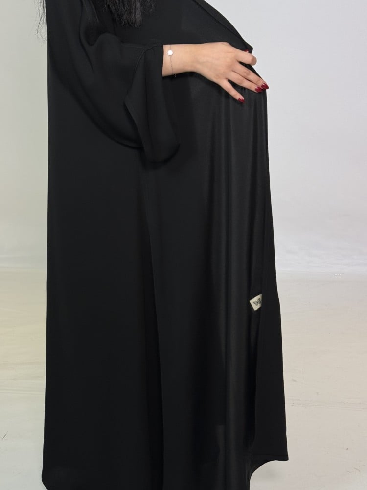 عباية دبل فيس اسود