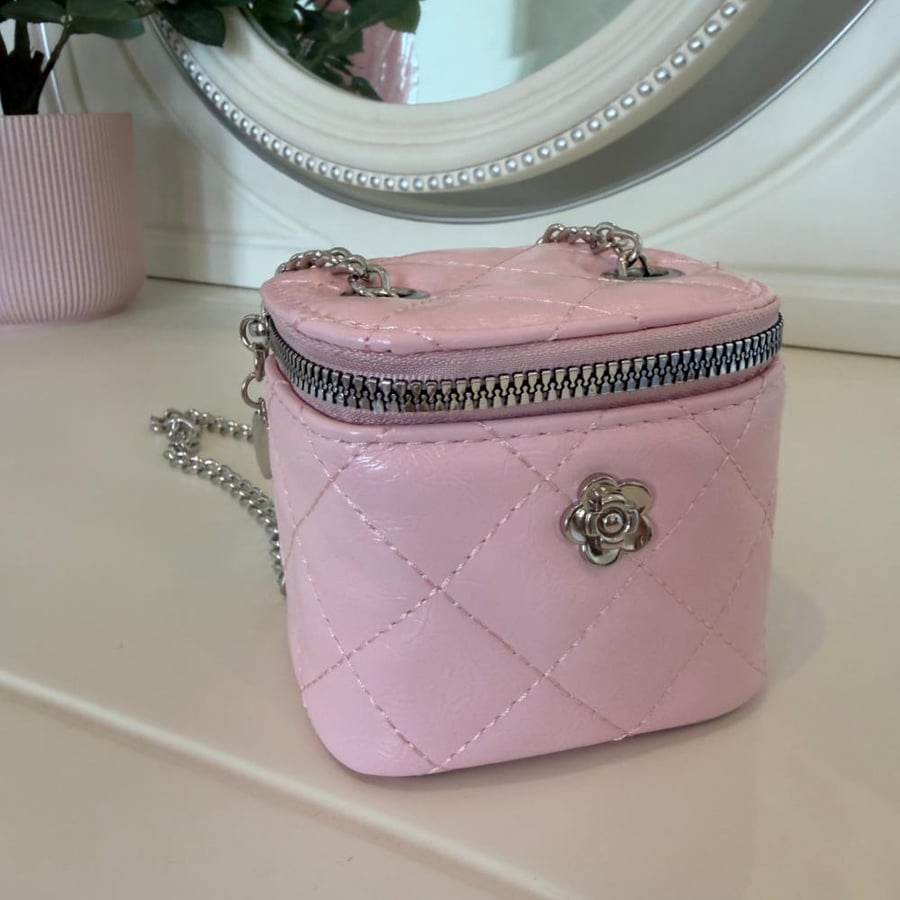 Pink bag and rose