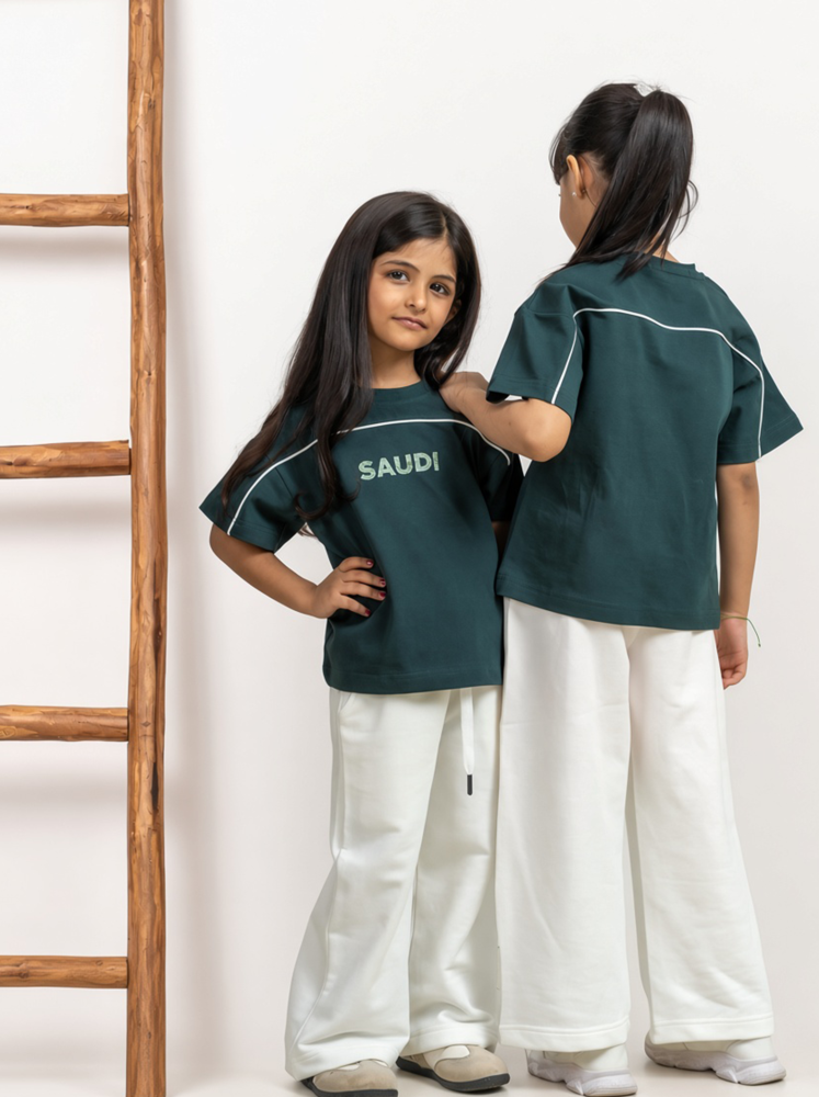 تيشرت SAUDI - اخضر