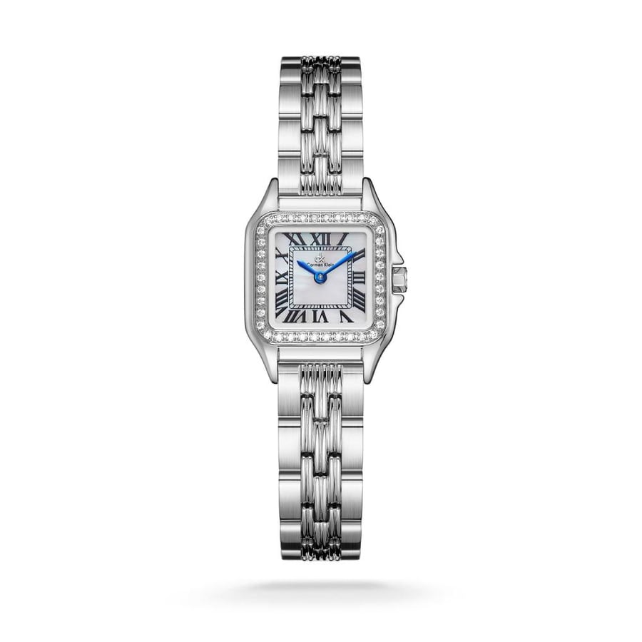 Women's Carmen Klein Steel watch in silver color