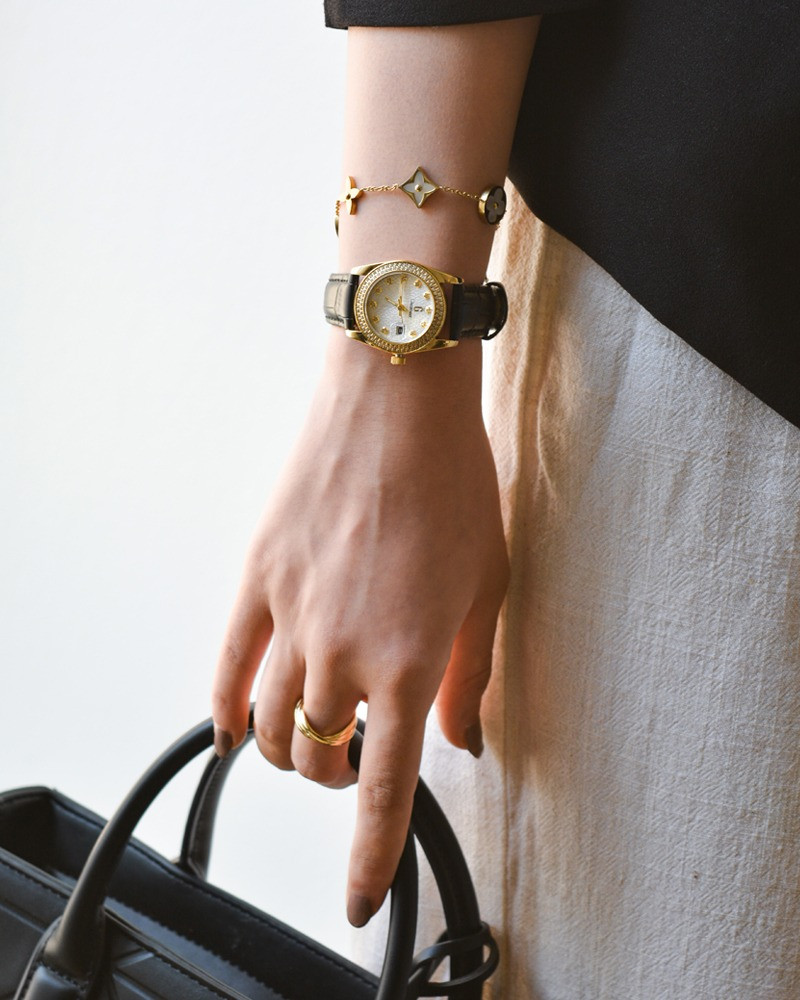 Kalimir brand watch leather GAL047F