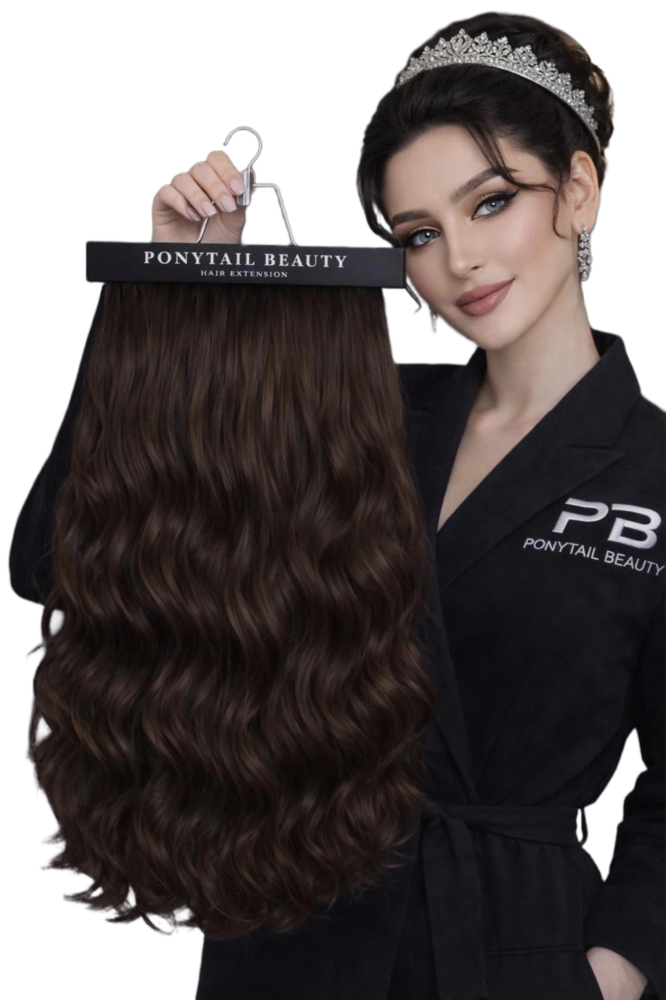 4pcs Wavy One Clip-in Extensions – Natural & Seamlessly Hidden
