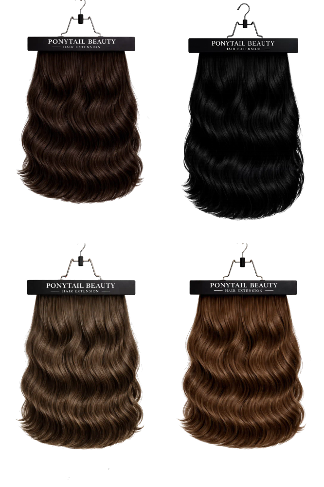 4pcs Wavy One Clip-in Extensions – Natural & Seamlessly Hidden