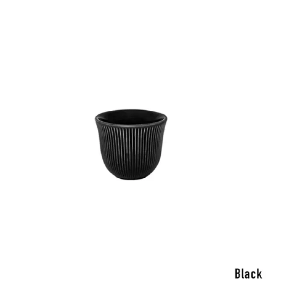 Loveramics 150ml Embossed Black