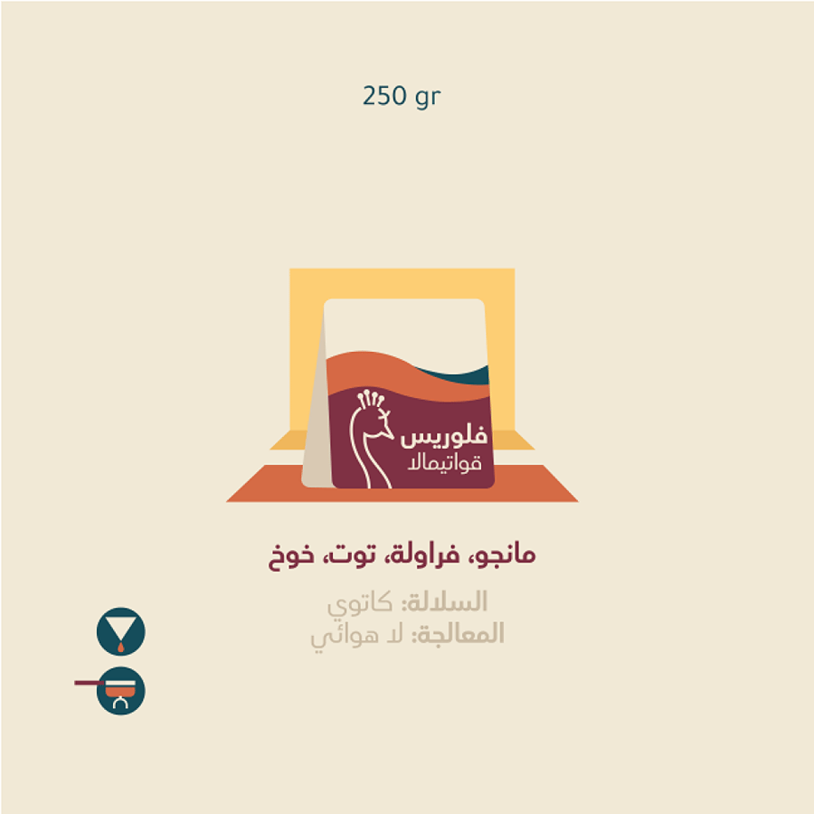 طاووس قواتيمالا فلوريس 250ج