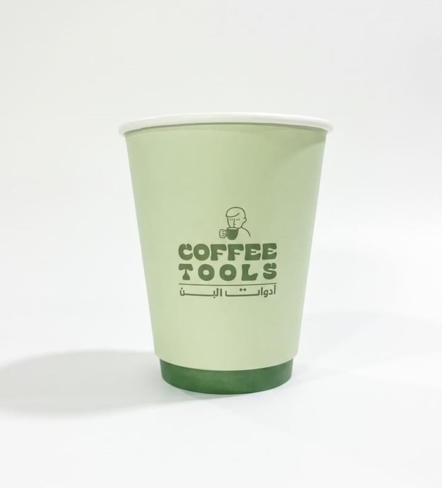 اكواب ورقية ادوات البن 12oz عدد 25 كوب