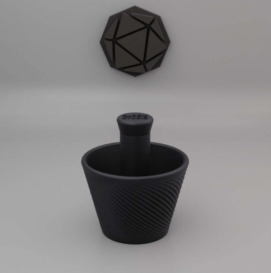 3D مكبس فلاتر اكس بلوم اسود