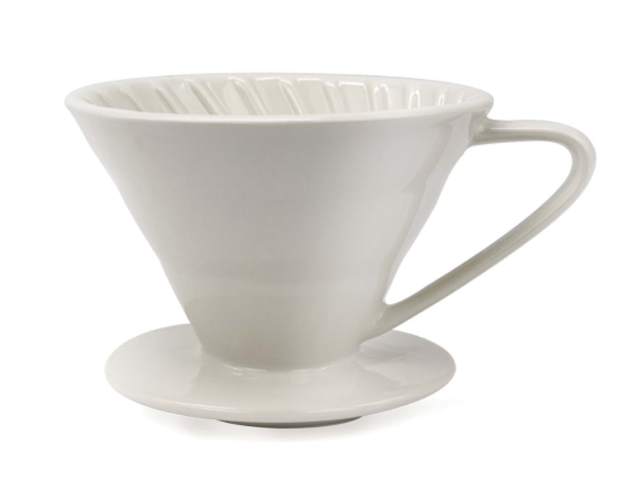 قمع v60 سراميك 02 ابيض
