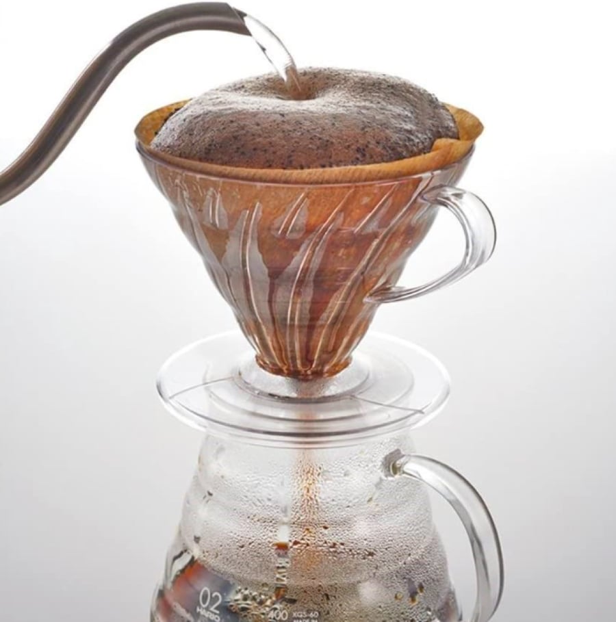 قمع هاريو v60 شفاف 02 بلاستيك