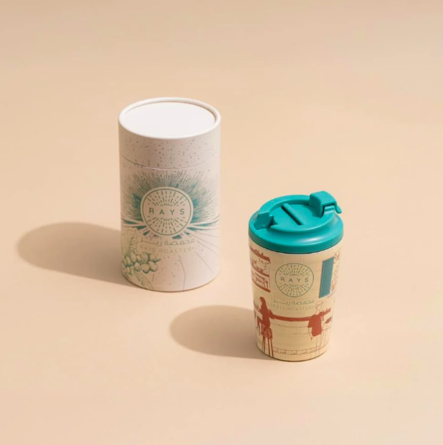 كوب ريز 12oz طبقة سراميك
