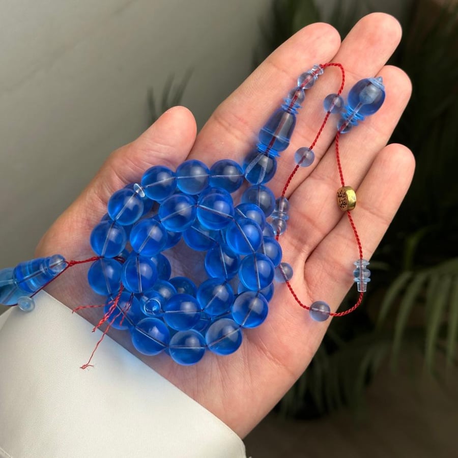 مسباح كاست شفاف ازرق (نوادر)