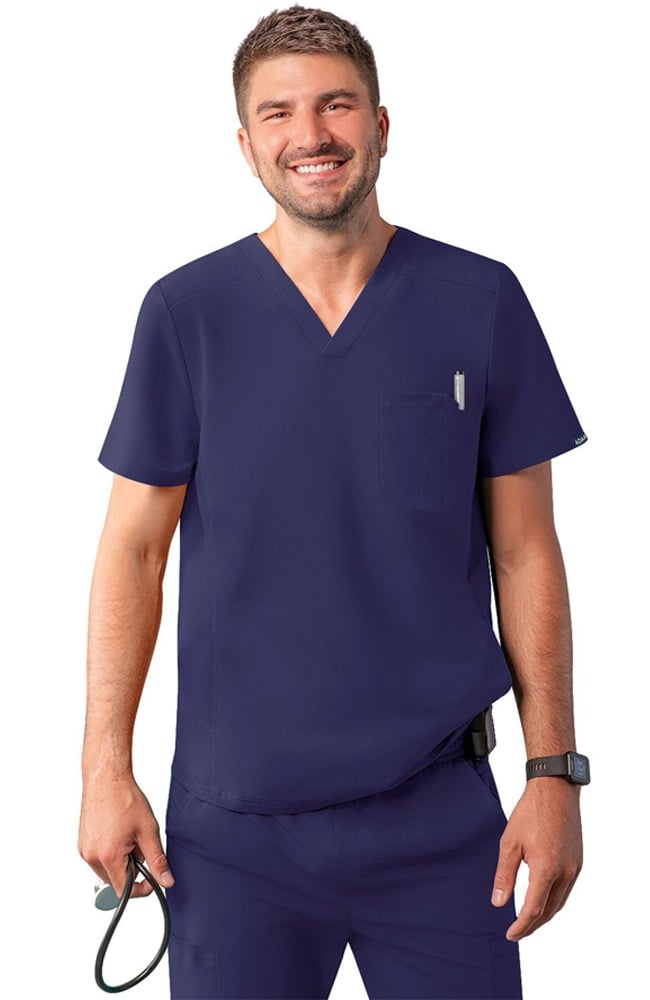 Adar Addition Collection Men's Modern V-Neck Top