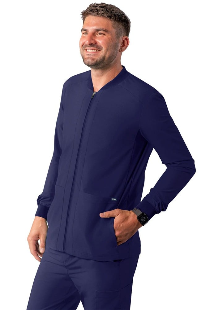 Addition By Adar Men's Bomber Zipped Jacket