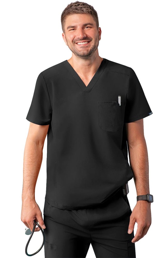 Adar Addition Collection Men's Modern V-Neck Top