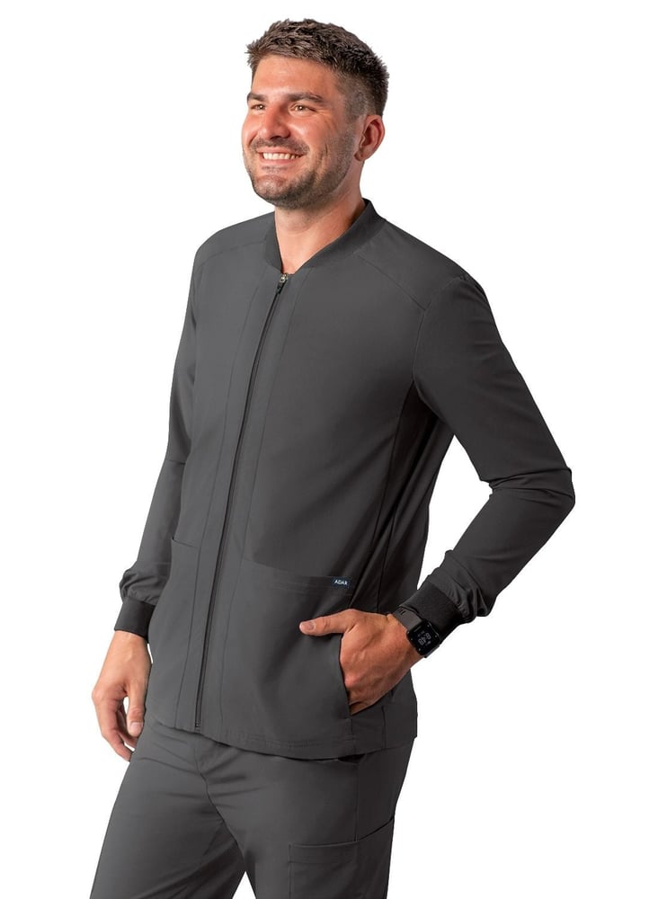 Addition By Adar Men's Bomber Zipped Jacket