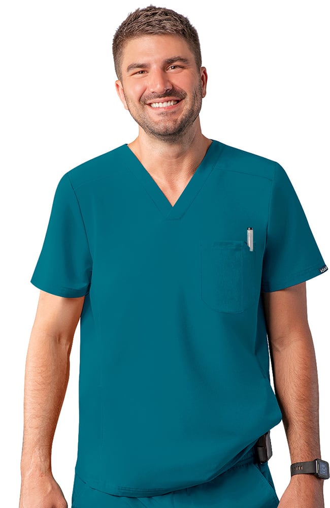 Adar Addition Collection Men's Modern V-Neck Top