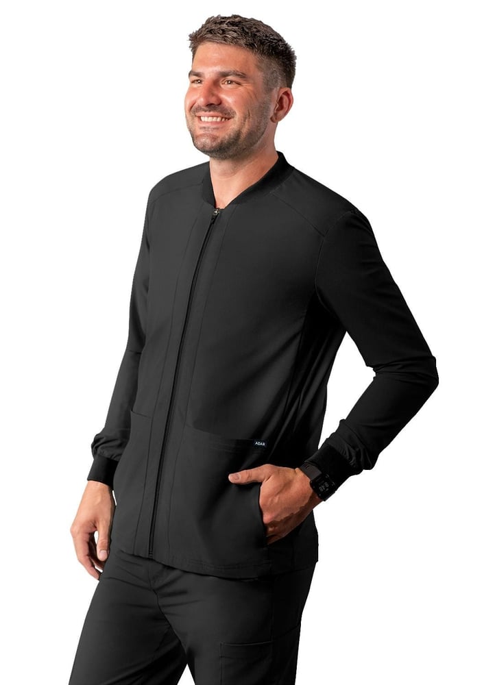 Addition By Adar Men's Bomber Zipped Jacket