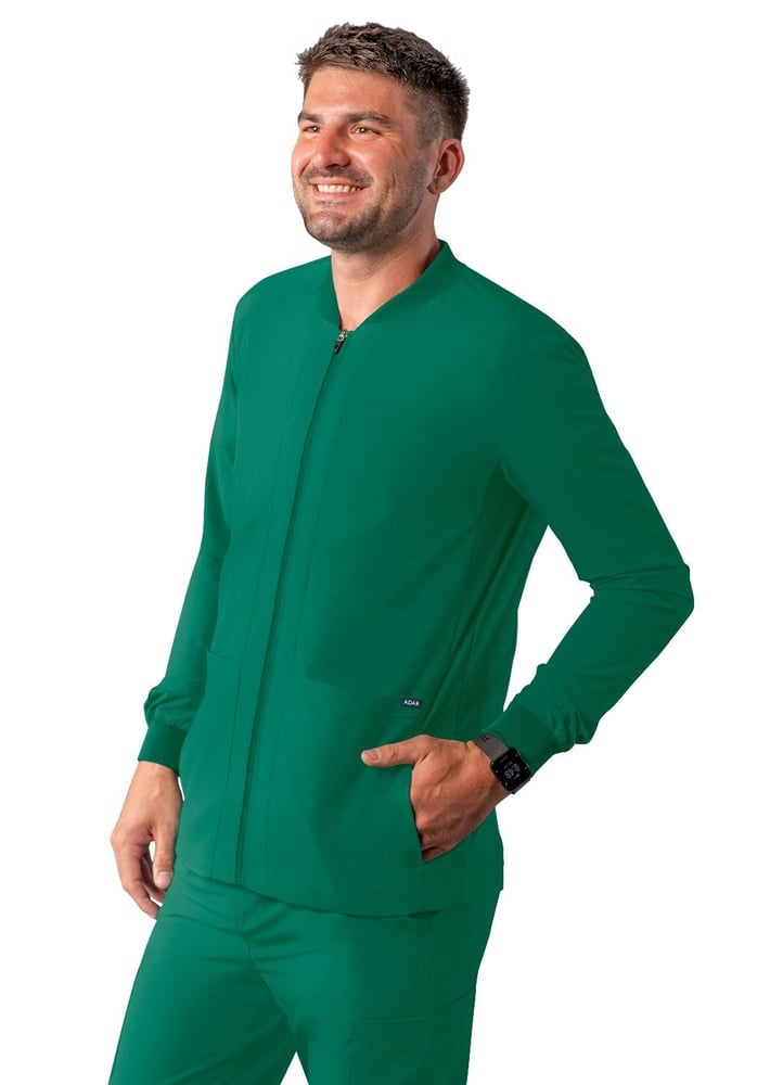 Addition By Adar Men's Bomber Zipped Jacket