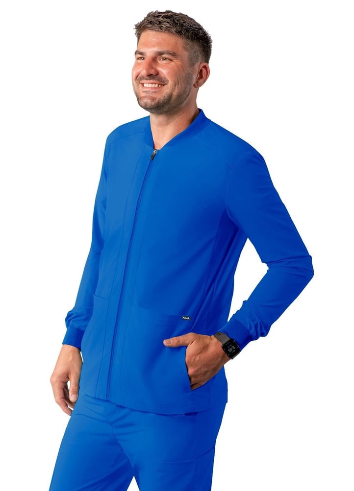 Addition By Adar Men's Bomber Zipped Jacket