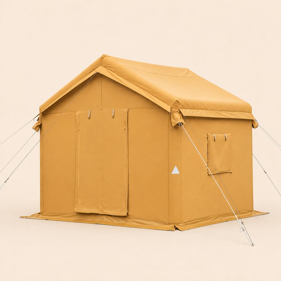 Falcon, inflatable air tent, camping tent, size 3×4×2 meters, with bag