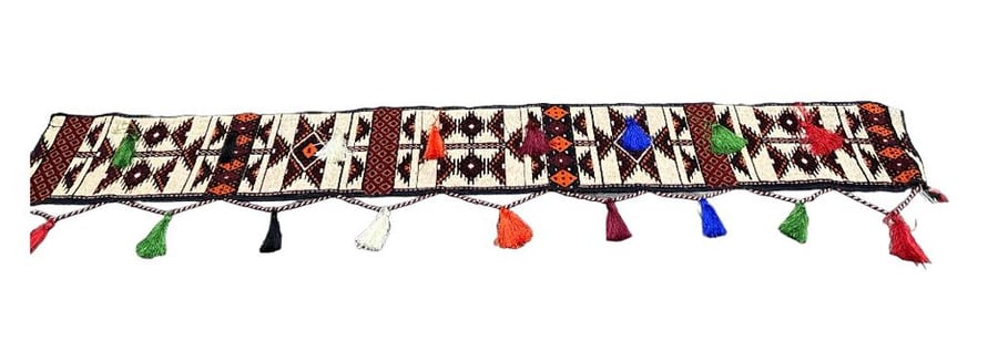 زينه تراثية, مقاس 3م ×30سم,ملون حجازية