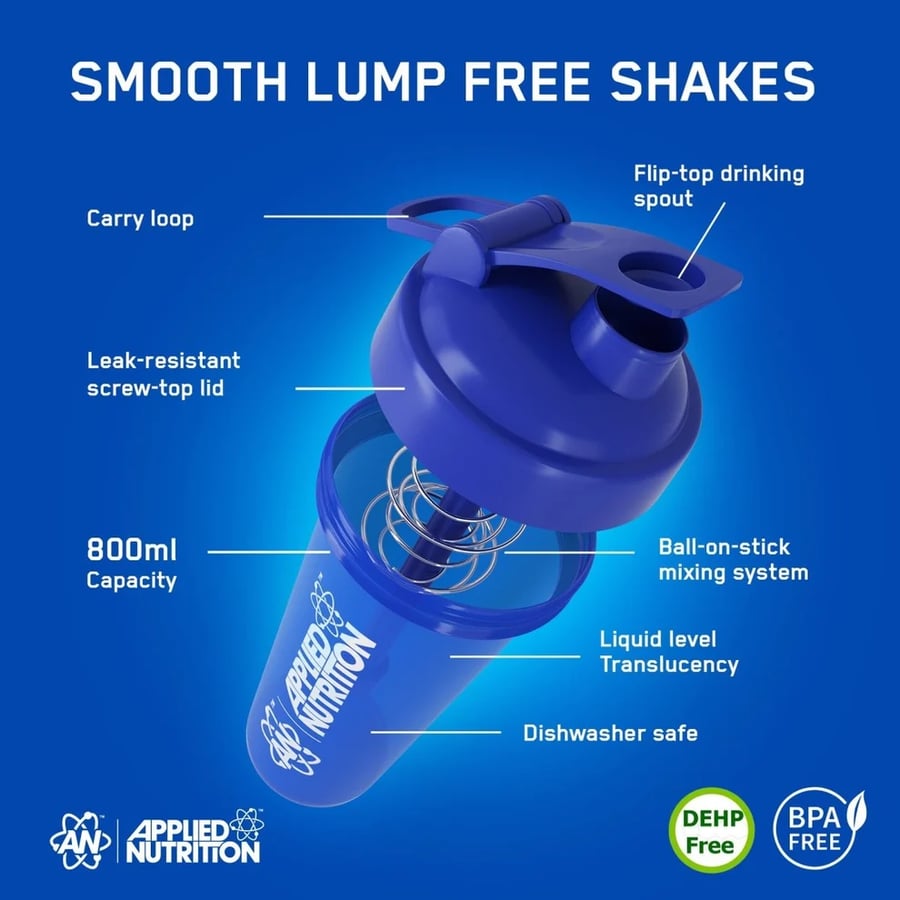 ابلايد نيوترشن شيكر ازرق / Applied nutrition Blue Shaker