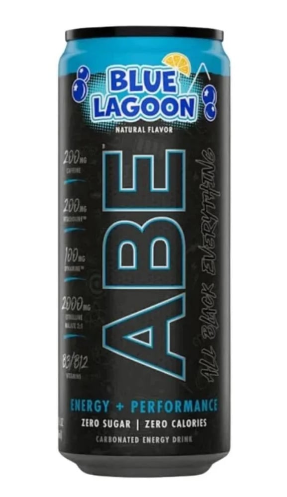 مشروب طاقة ABE بنكهة لاجون الزرقاء 330 مل - Energy drink ABE blue lagoon