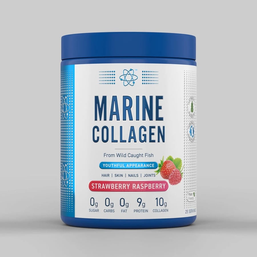 أبلايد نيوتريشن -  كولاجين بحري نكهة توت فراولة / Applied Nutrition - Marine Collagen Powder