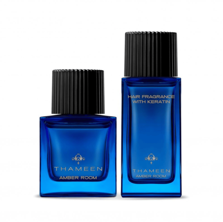 مجموعة عطر ثامين عنبر روم من ثامين 50 مل عطر للشعر 50 مل