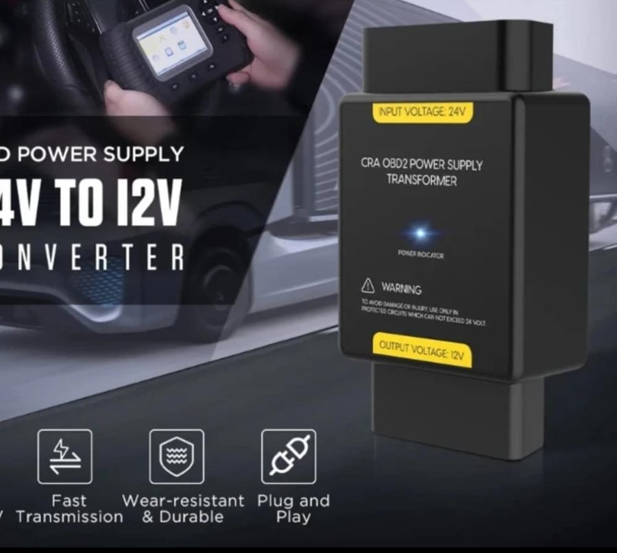 Voltage converter for testing devices