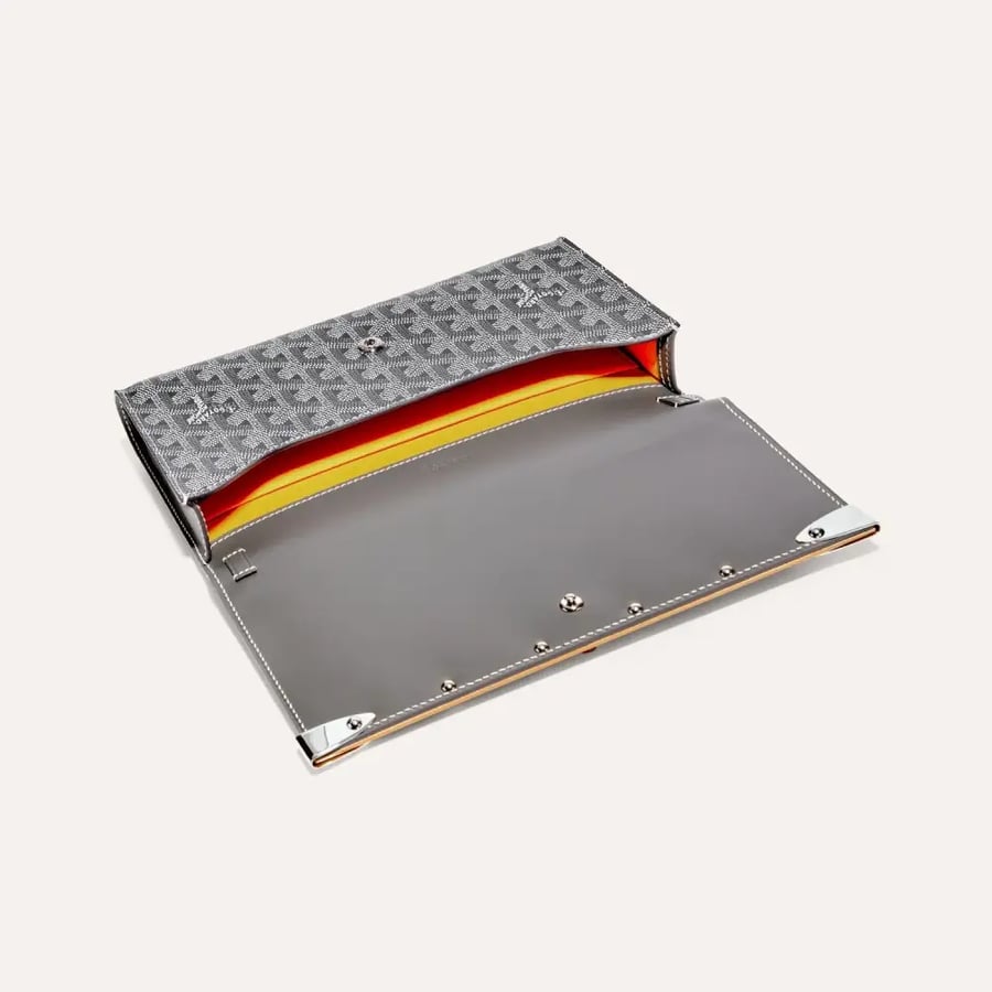 GOYARD Goyardine Monte Carlo Bois Clutch