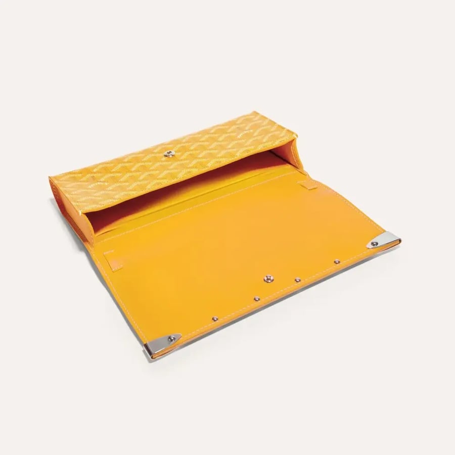 GOYARD Goyardine Monte Carlo Bois Clutch