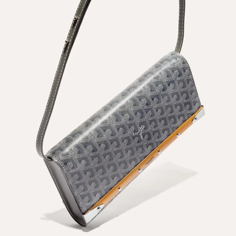 GOYARD Goyardine Monte Carlo Bois Clutch