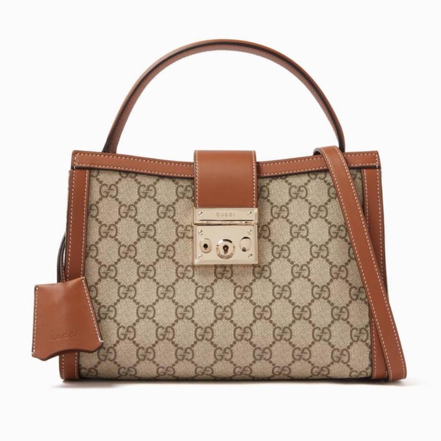 Padlock medium top handle bag