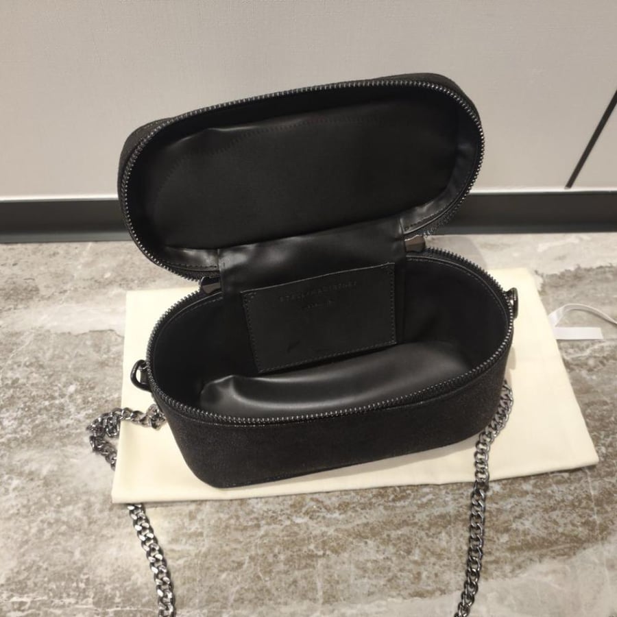 Falabella Vanity Case - Pitch Black