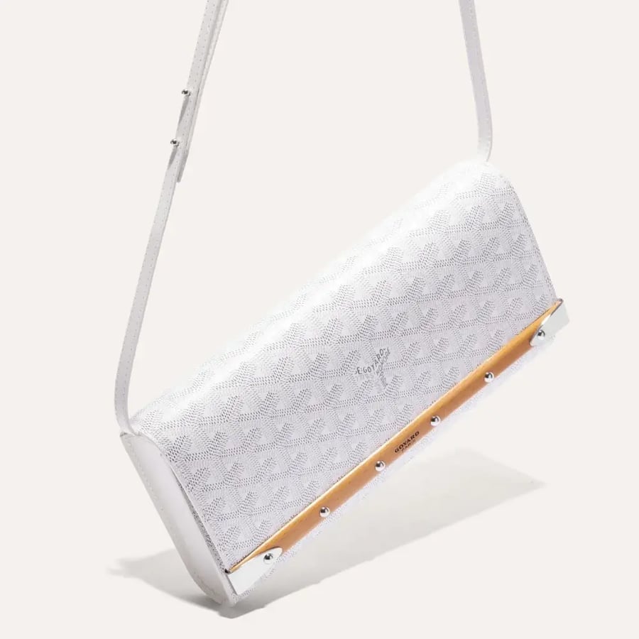 GOYARD Goyardine Monte Carlo Bois Clutch