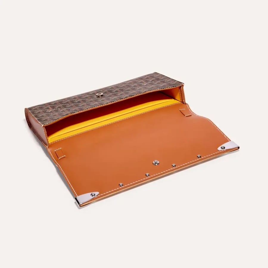 GOYARD Goyardine Monte Carlo Bois Clutch
