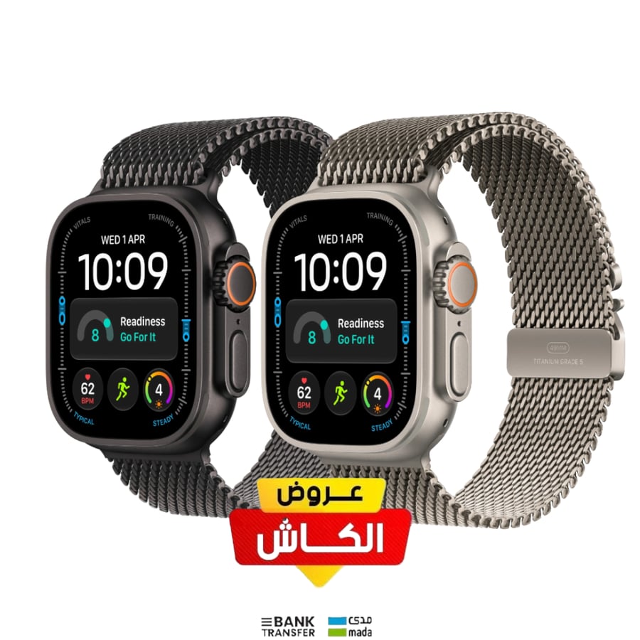 أبل ساعة الترا 4 ، 49 مللي , Milanese Loop مقاس Large