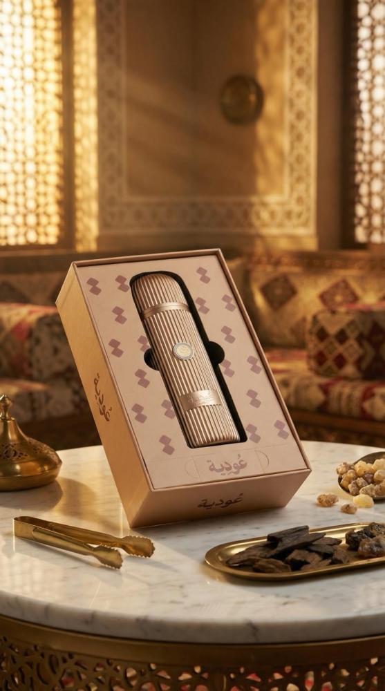 عودية - مبخرة عود ذكية محمولة ببطارية 2000 مللي أمبير D009 - ألوان متعددة