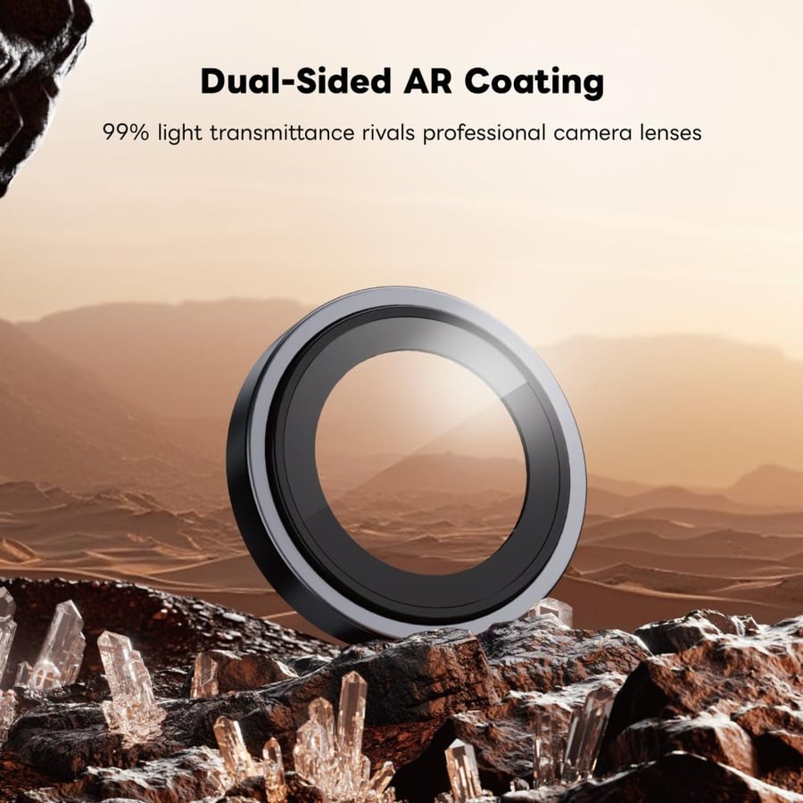 ارمور برو - حماية Double AR لعدسات كاميرا ايفون 18Pro/Max - ألوان متعددة
