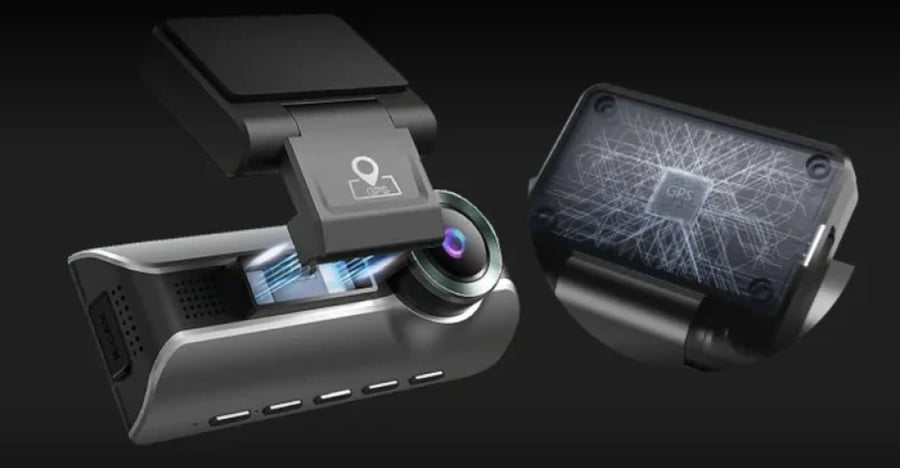 داش كام - AZDome M550 Pro 2CH 4K واي فاي GPS بذاكرة 64 جيجابايت