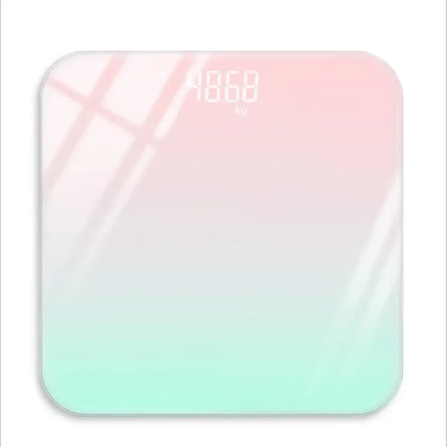 ميزان وزن جسم ذكي زجاجي LCD