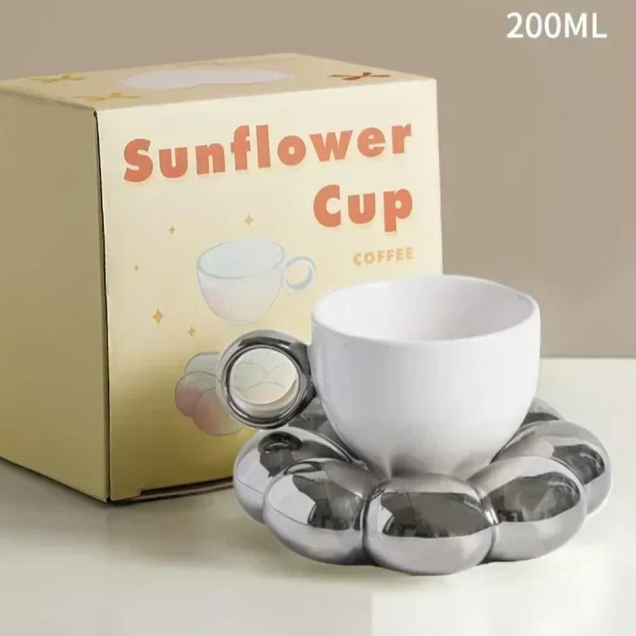 طقم فناجين سيراميك سحابي لطيف