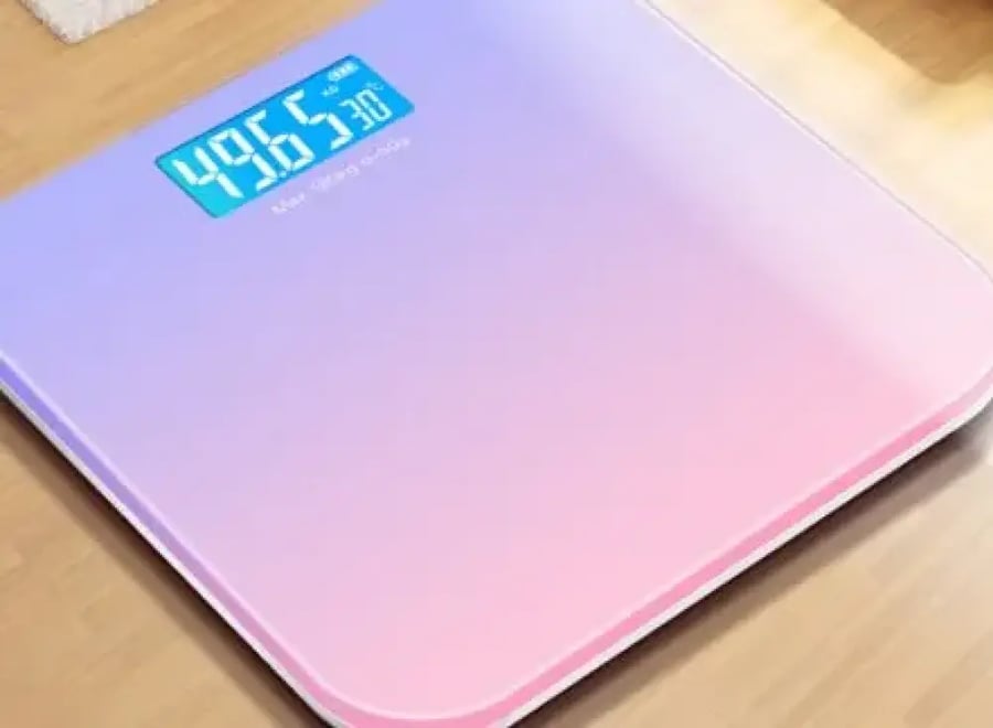 ميزان وزن جسم ذكي زجاجي LCD