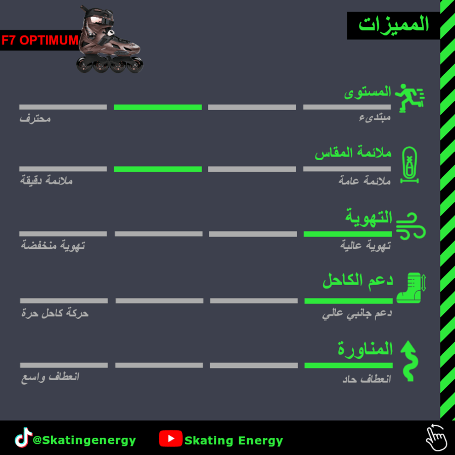 سكيت F7 (بني)