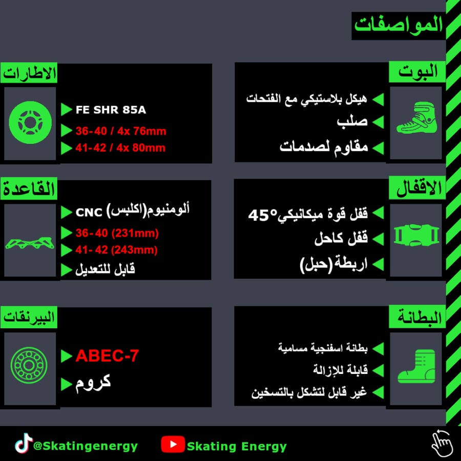سكيت F5s+ بلس (وردي)