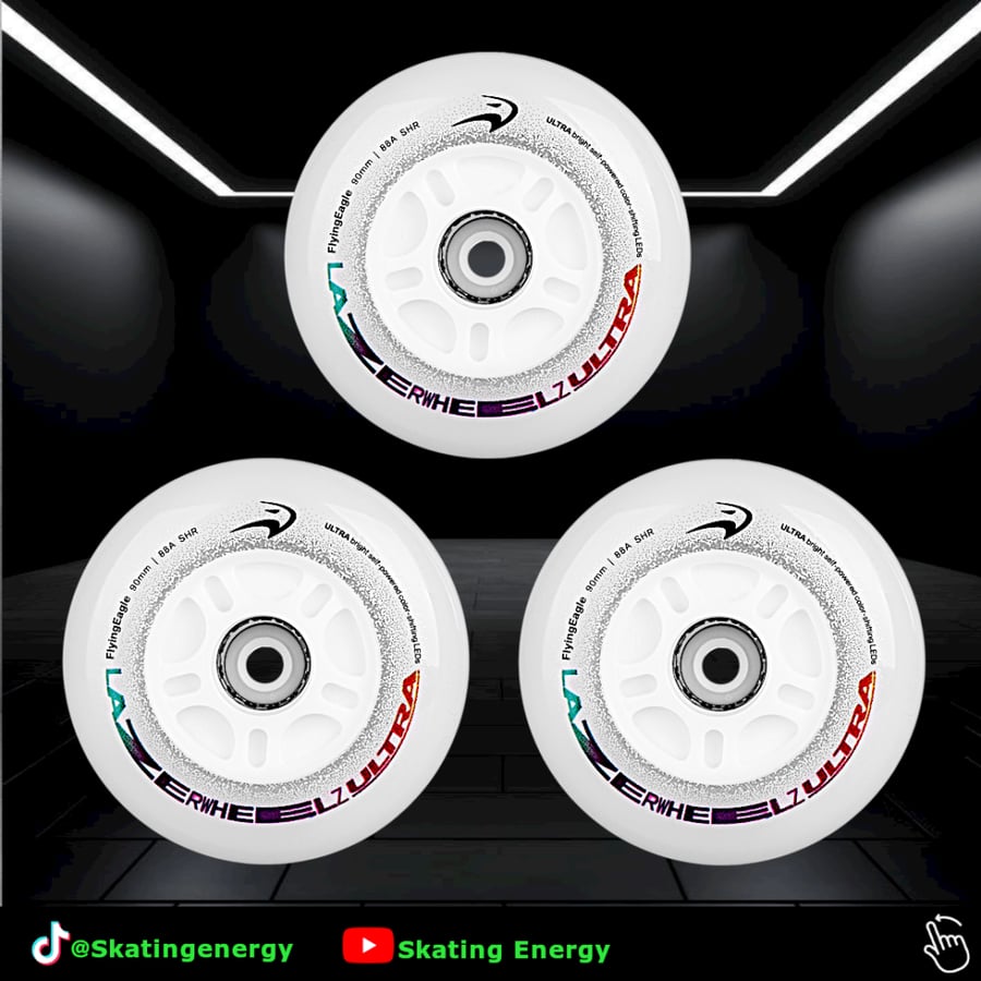 كفرات ليزر الترا (مضيئة-عدة ألوان متغيرة) 90mm
