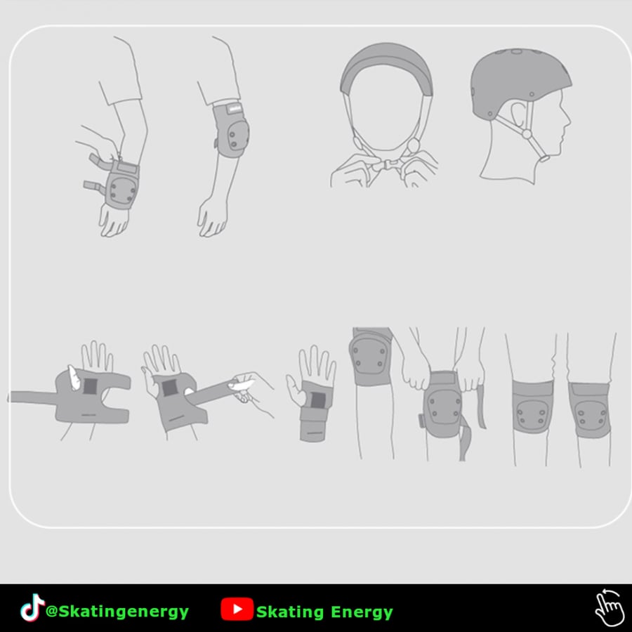 أدوات حماية F.E (أطفال-أزرق)